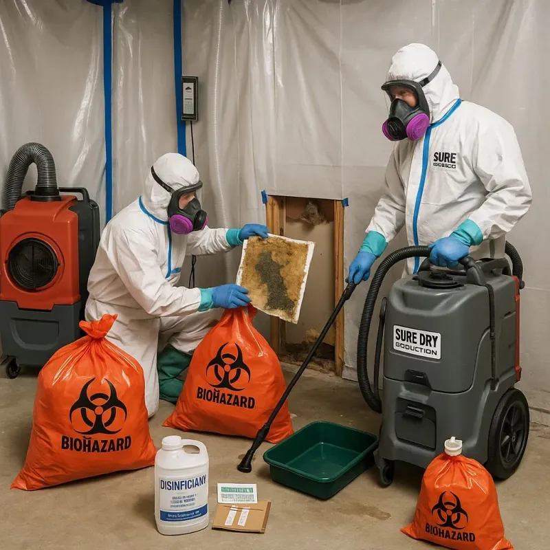Contaminated Water Handling Protocols process in Harris, MN