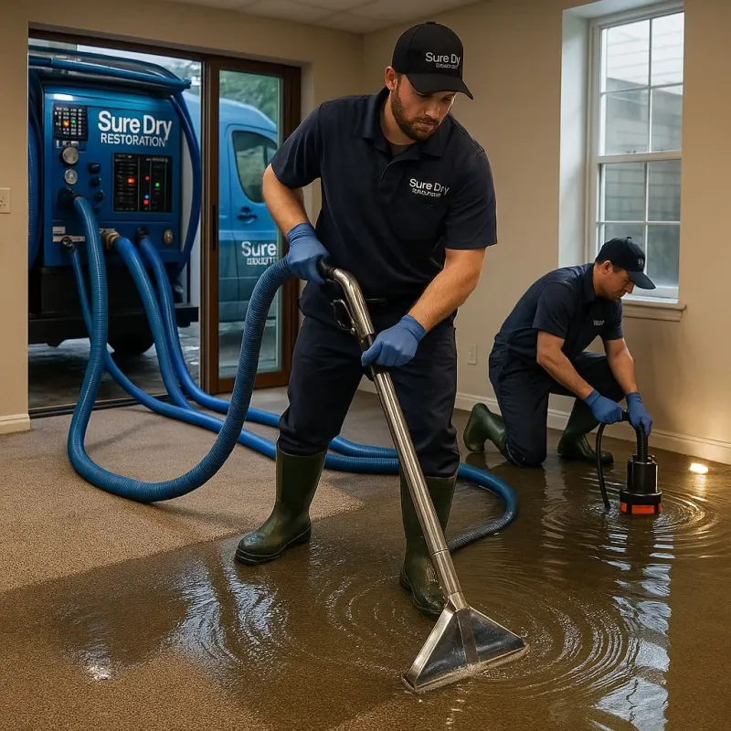 Water Extraction and Removal process in Harris, MN